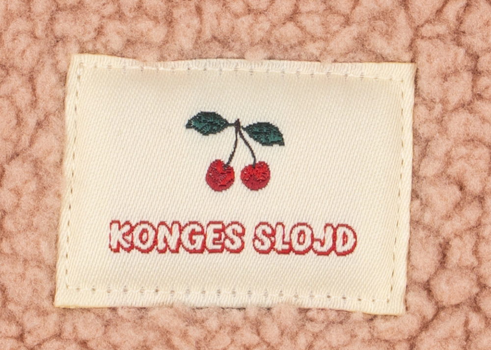 Konges Sløjd A/S TEDDY & FLEECE ma grande cerise blush