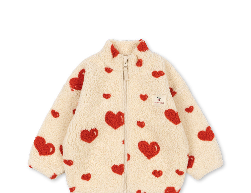 Konges Sløjd A/S TEDDY & FLEECE coeur amour