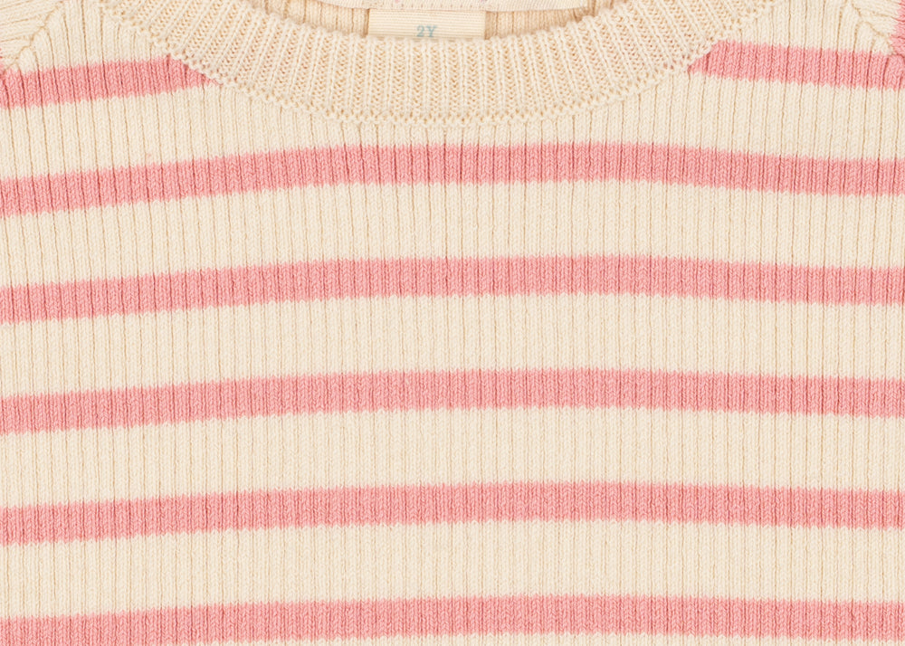 Konges Sløjd A/S KNITTED BLOUSES & VESTS peony butter stripe