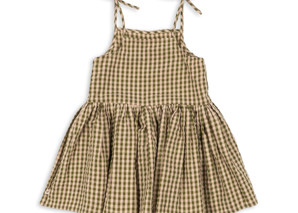 Konges Sløjd A/S WOVEN DRESSES avocado check