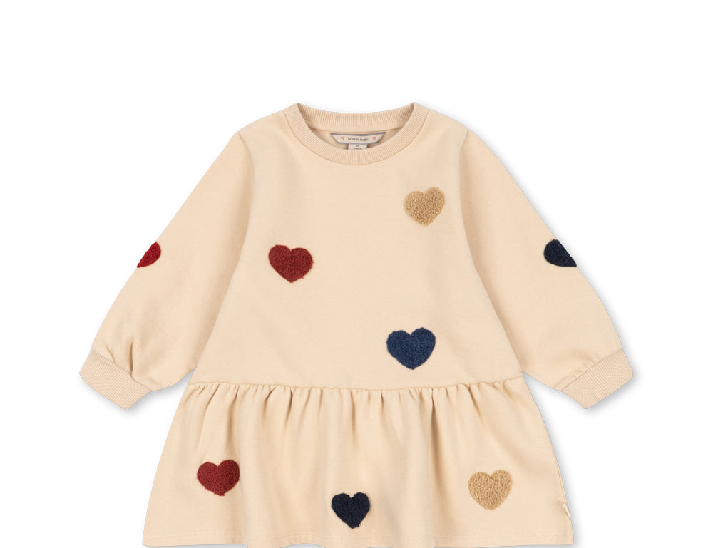 Konges Sløjd A/S JERSEY DRESSES bon coeur coloré