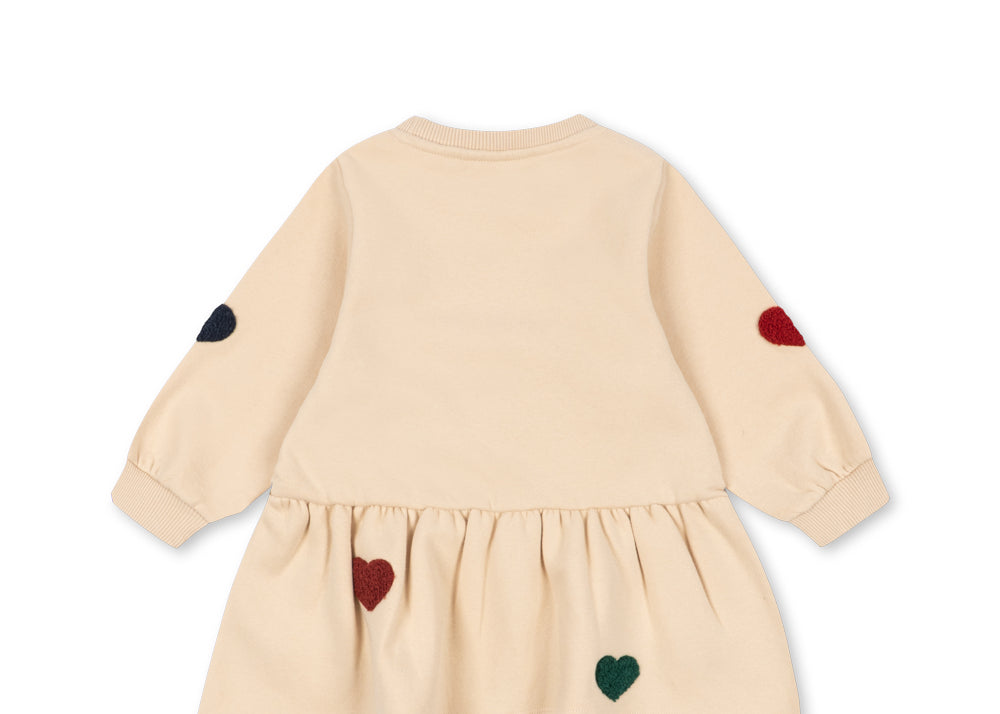 Konges Sløjd A/S JERSEY DRESSES bon coeur coloré