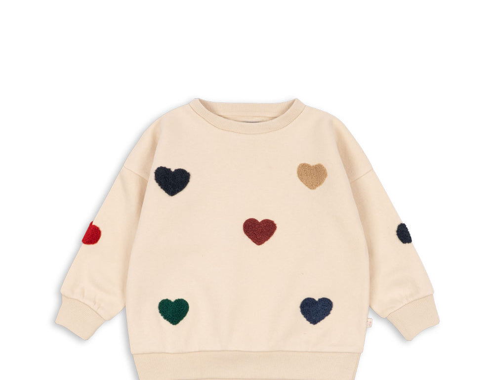 Konges Sløjd A/S JERSEY BLOUSES bon coeur coloré