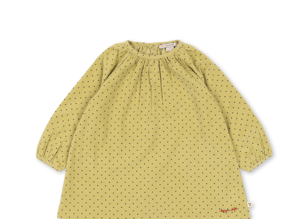 Konges Sløjd A/S WOVEN DRESSES dot leek