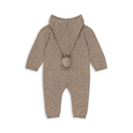 Konges Sløjd A/S KNITTED ROMPERS & ONESIES light brown