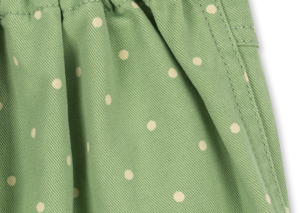 Konges Sløjd A/S WOVEN PANTS dot pistacchi