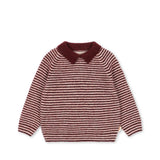 Konges Sløjd A/S KNITTED BLOUSES & VESTS mahogany stripe