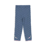 Konges Sløjd A/S KNITTED PANTS ashley blue