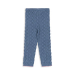 Konges Sløjd A/S KNITTED PANTS ashley blue