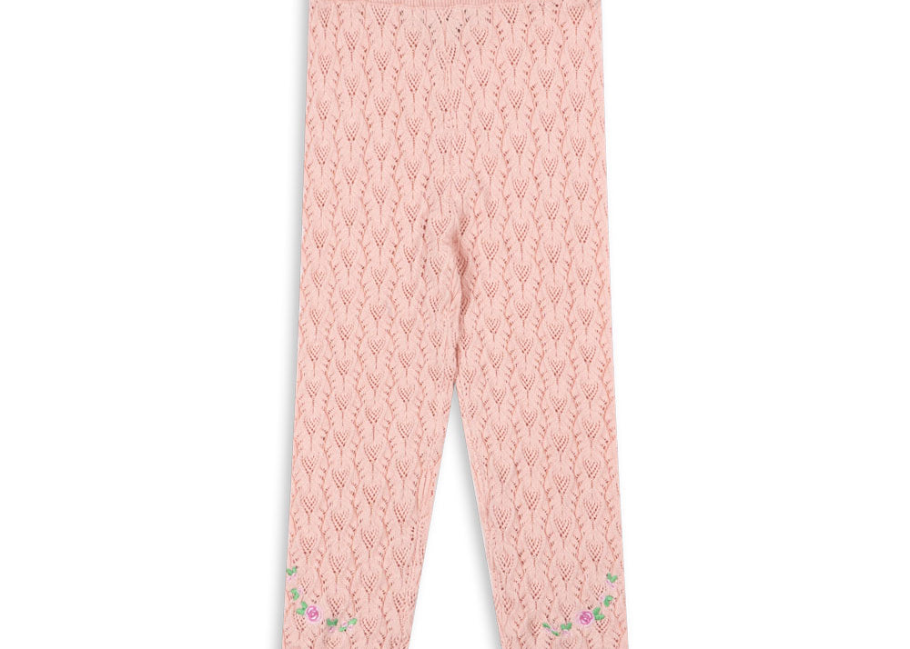 Konges Sløjd A/S KNITTED PANTS chintz rose