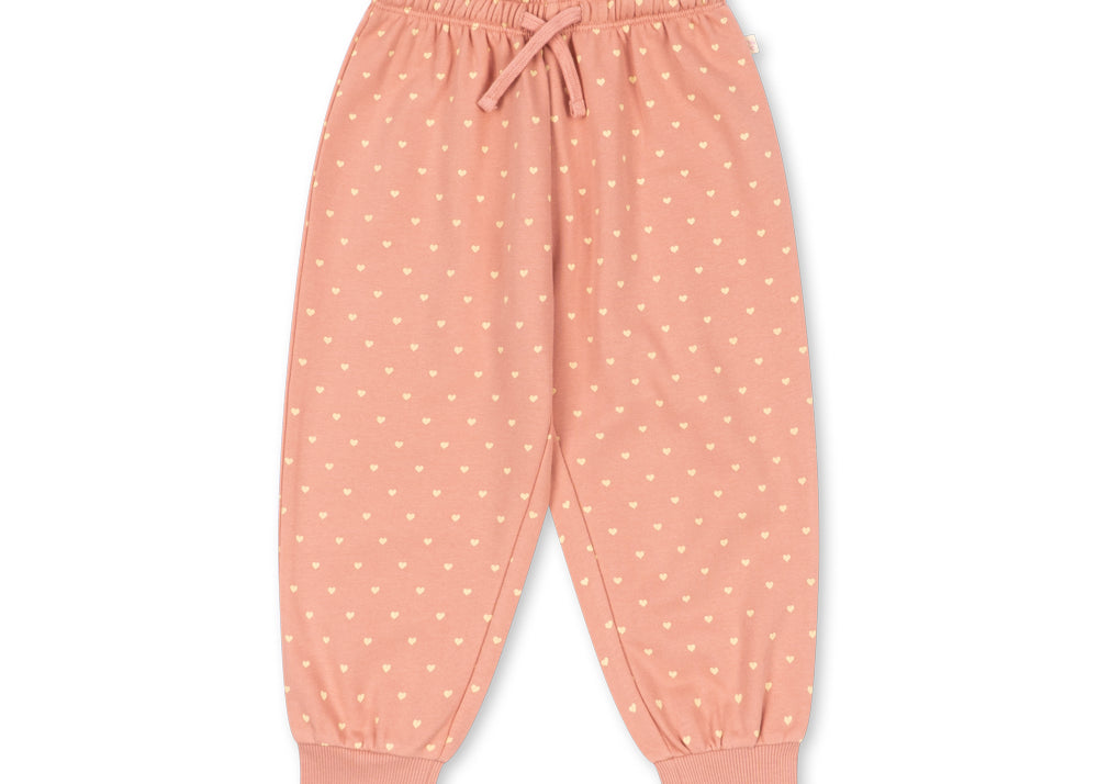 Konges Sløjd A/S JERSEY PANTS coeur feathers