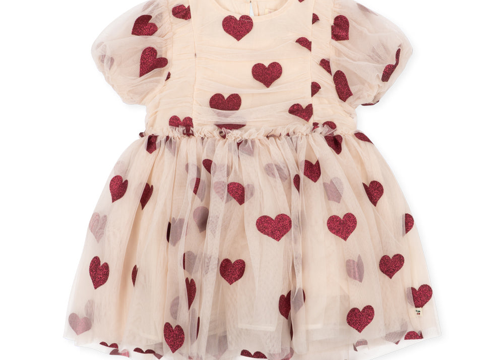 Konges Sløjd A/S WOVEN DRESSES coeur glitter