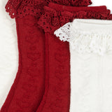 Konges Sløjd A/S SOCKS red/off white