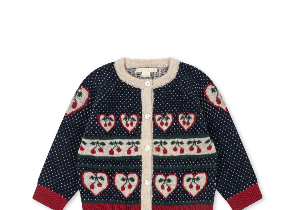 Konges Sløjd A/S KNITTED CARDIGANS cherry