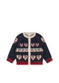 Konges Sløjd A/S KNITTED CARDIGANS cherry