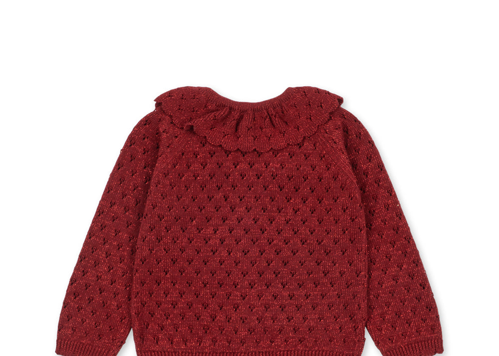 Konges Sløjd A/S KNITTED CARDIGANS red dahlia