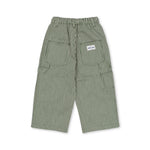 Konges Sløjd A/S WOVEN PANTS milk verte stripe