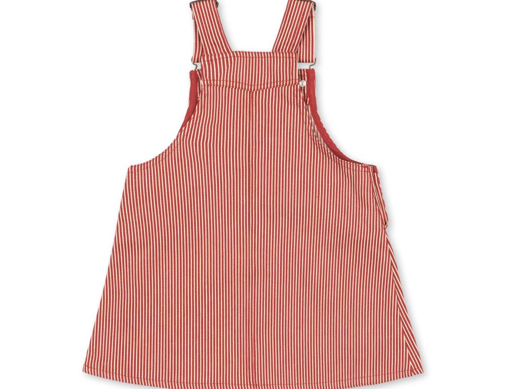 Konges Sløjd A/S WOVEN DRESSES milk rouge stripe