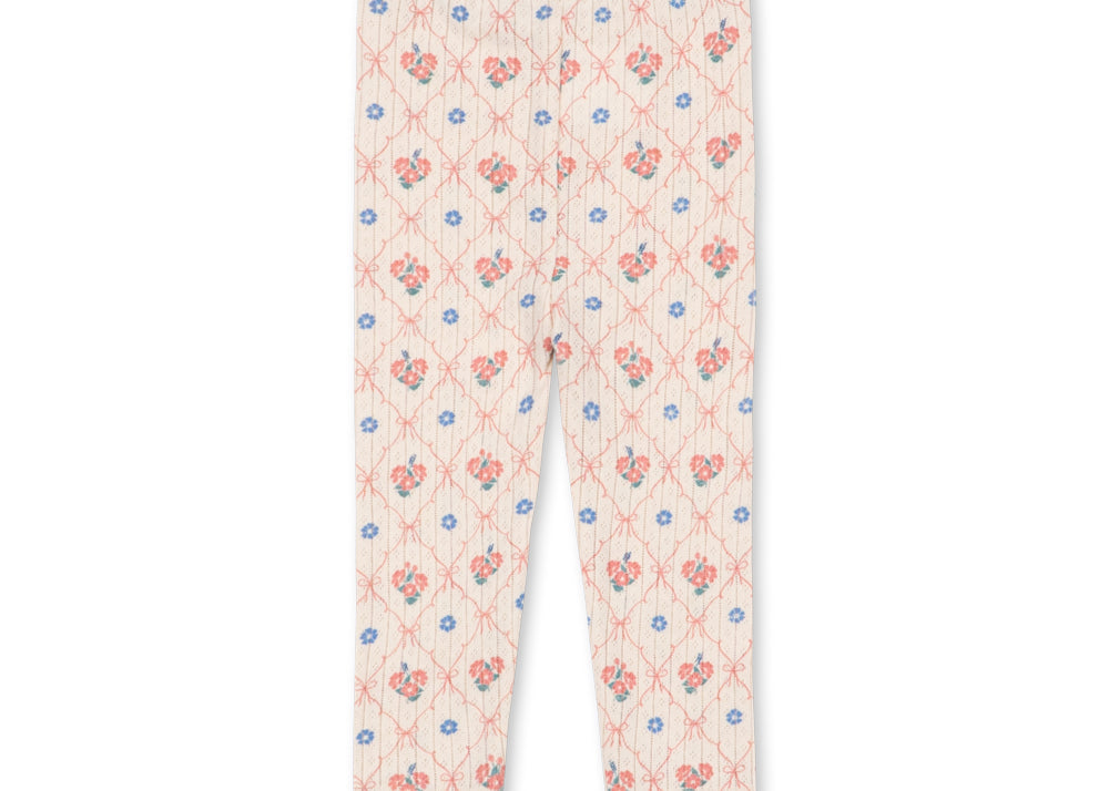 Konges Sløjd A/S JERSEY PANTS fleur decor