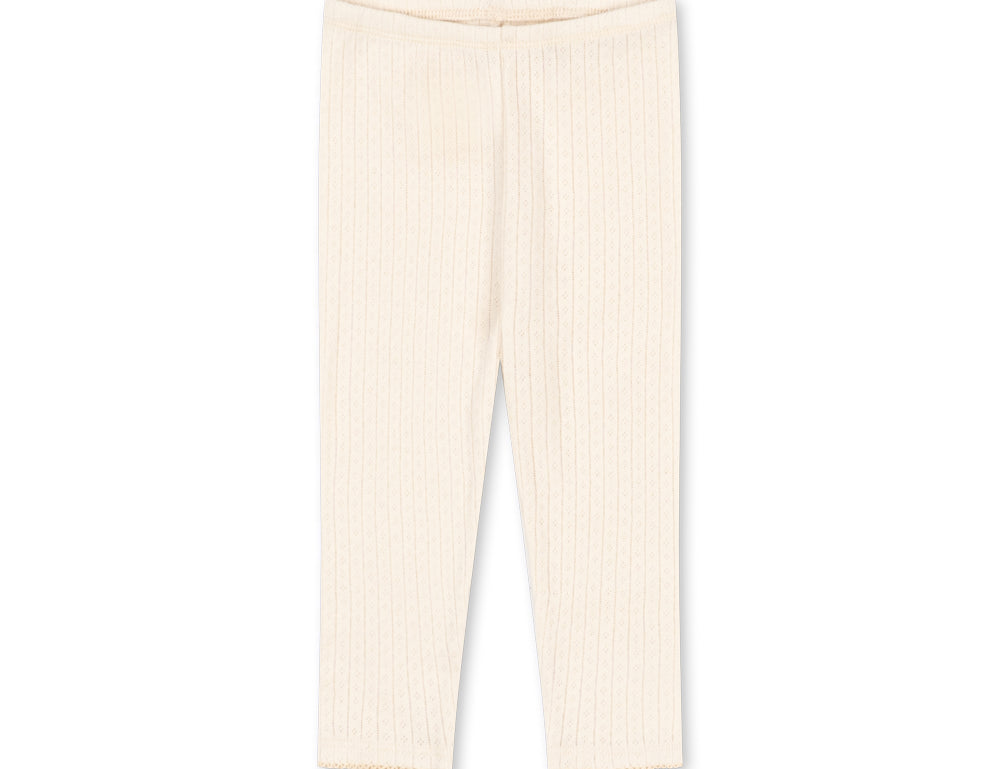 Konges Sløjd A/S JERSEY PANTS white smoke