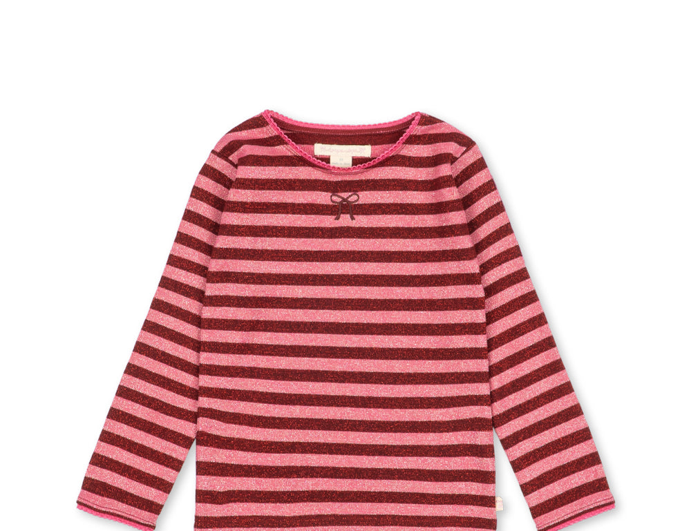 Konges Sløjd A/S JERSEY BLOUSES pinky stripe