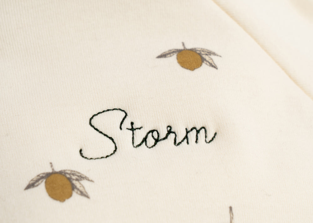 Konges Sløjd A/S PADDED ONESIES lemon