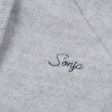 Konges Sløjd A/S Strampler mit Kaputze grey melange