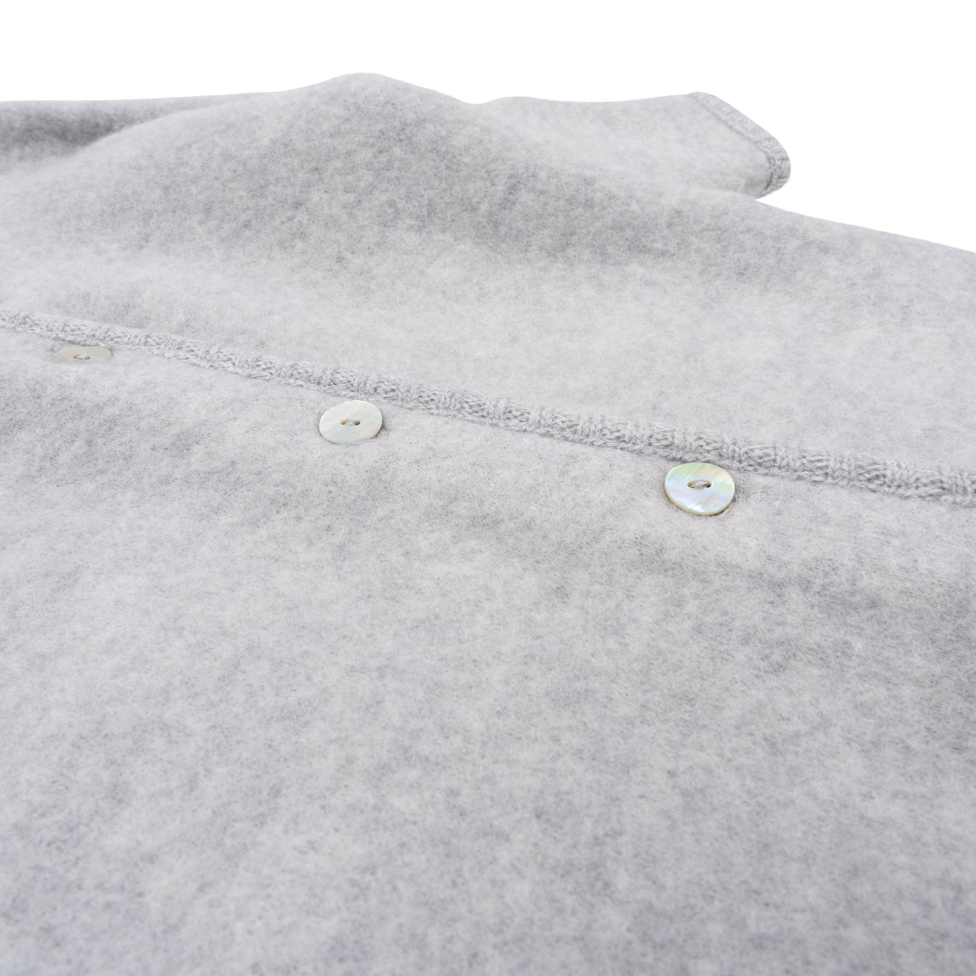 Konges Sløjd A/S Strampler mit Kaputze grey melange