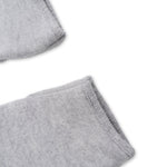 Konges Sløjd A/S Strampler mit Kaputze grey melange