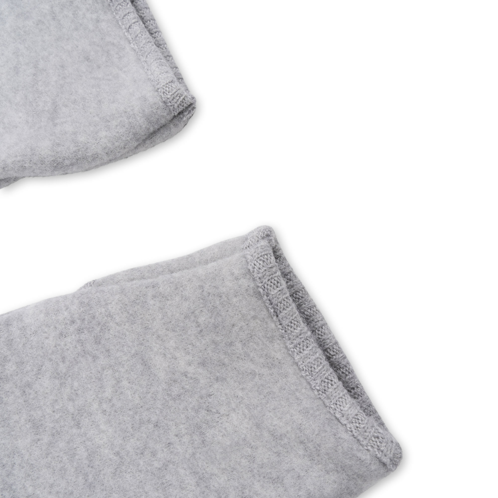 Konges Sløjd A/S Strampler mit Kaputze grey melange