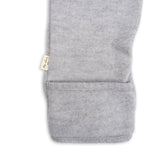 Konges Sløjd A/S Strampler mit Kaputze grey melange