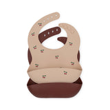 Konges Sløjd A/S Lätzchen cherry/mocca