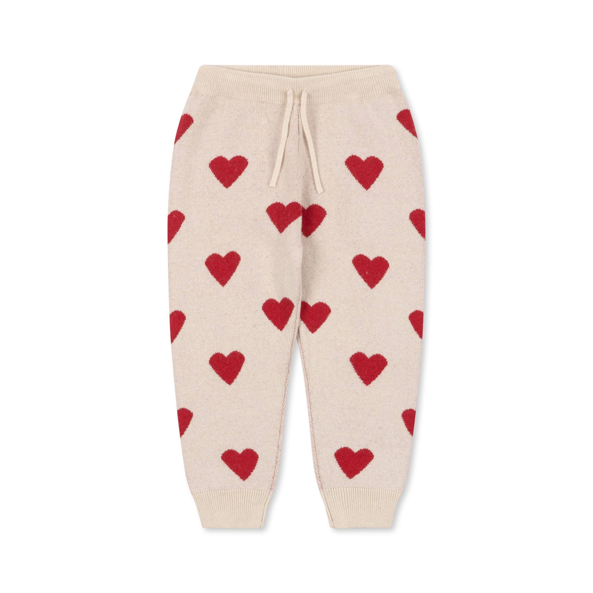 Konges Sløjd A/S Hosen - Strick buttercream heart