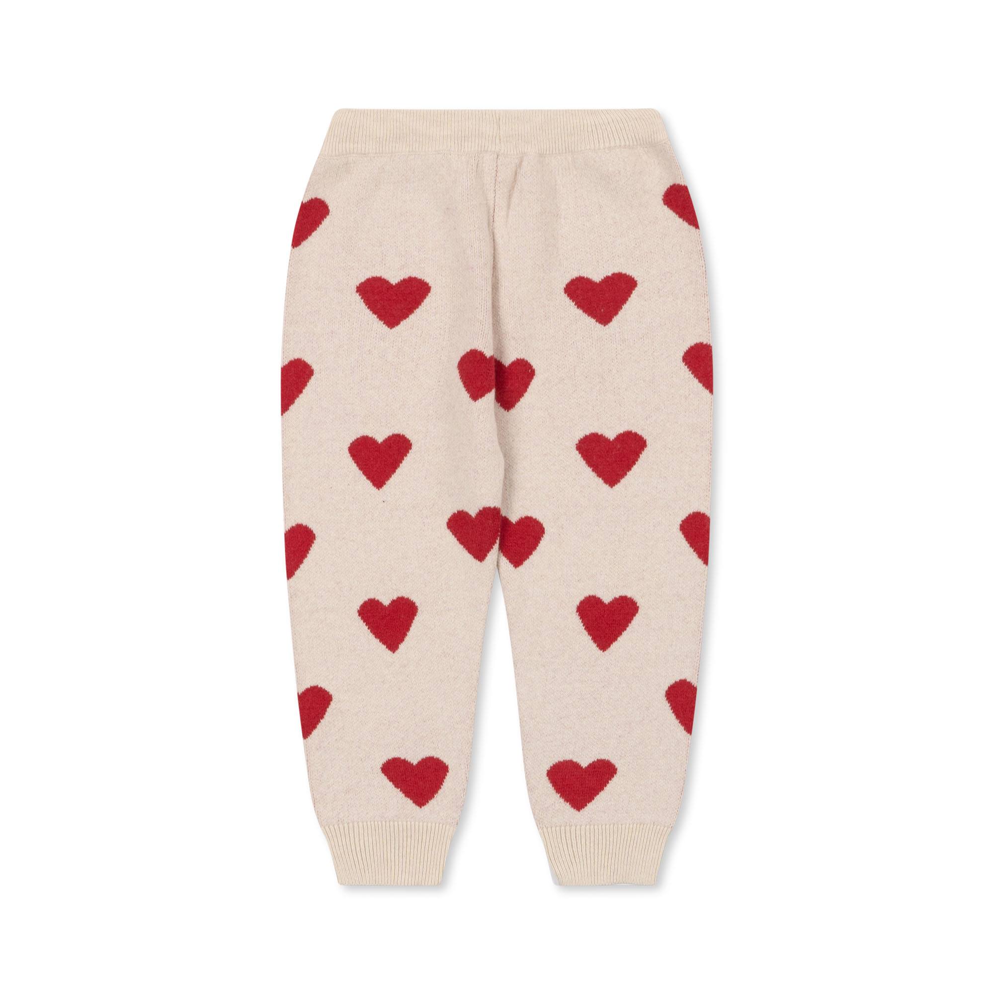 Konges Sløjd A/S Hosen - Strick buttercream heart