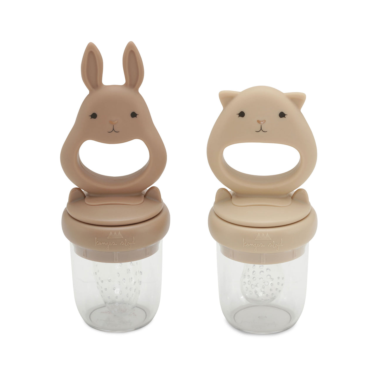 Konges Sløjd A/S FEEDING PACIFIER bark/shell