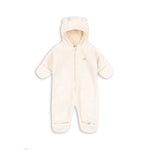 Konges Sløjd A/S Strampler mit Kaputze antique white