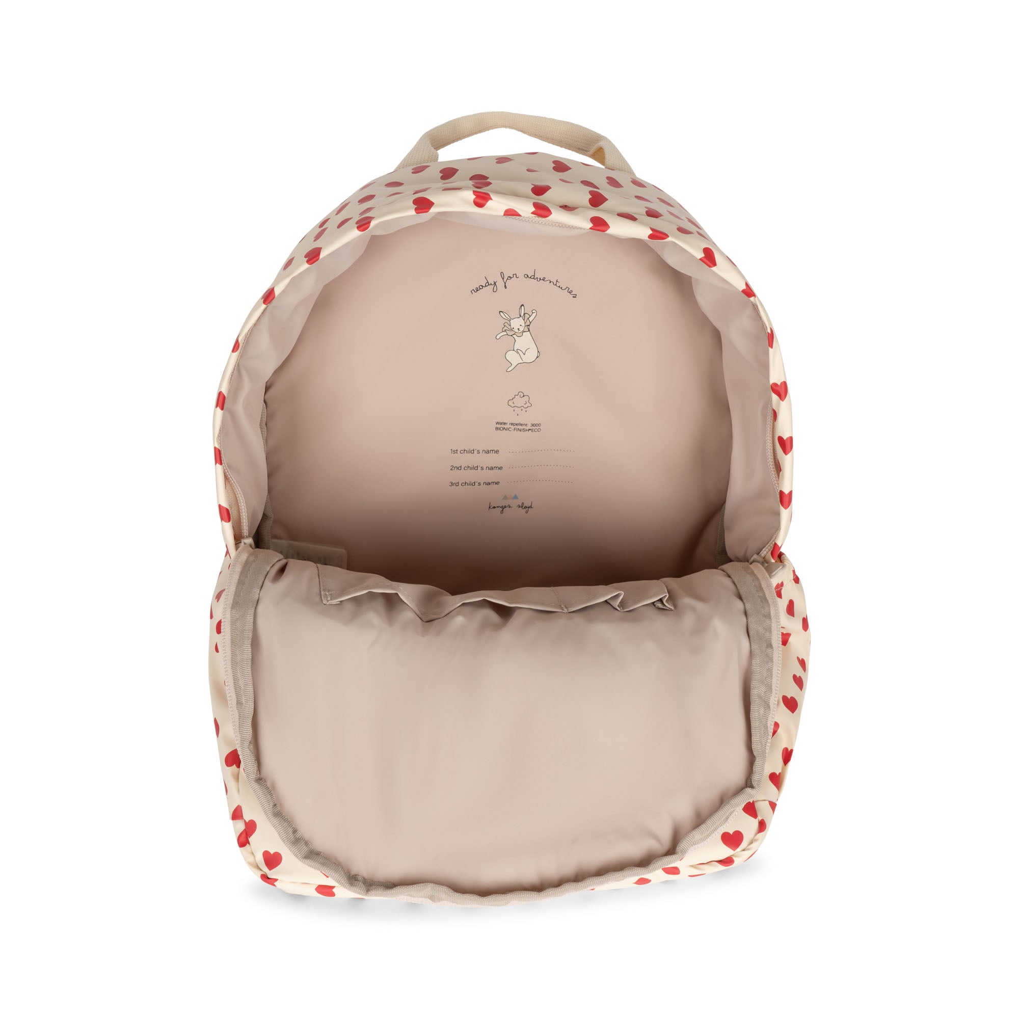 Konges Sløjd A/S Rucksack coeur rouge