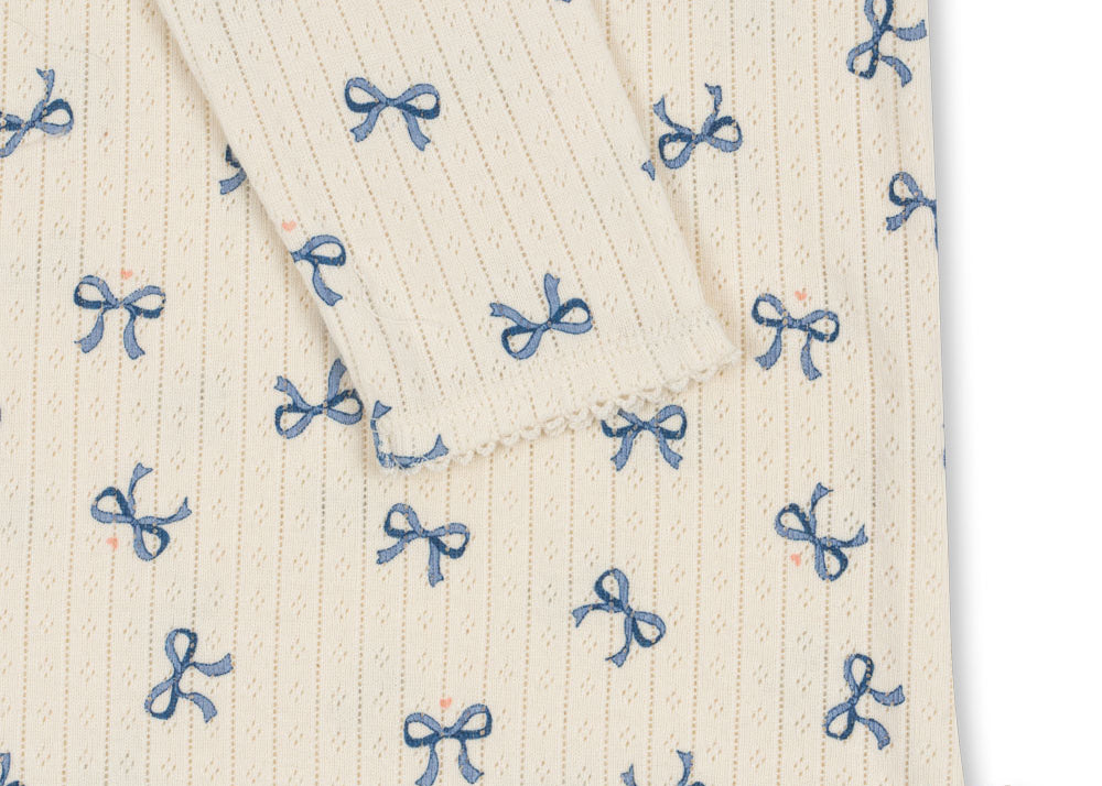 Konges Sløjd A/S Kleider - Jersey bow bleu