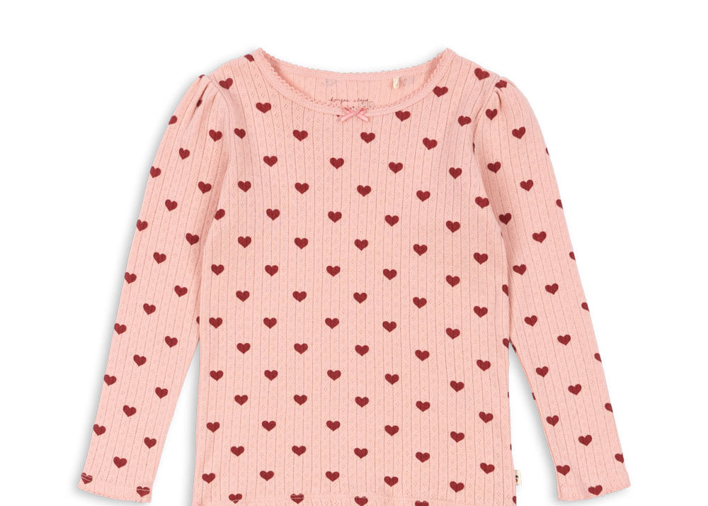 Konges Sløjd A/S Blusen - Jersey amour rouge
