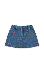Konges Sløjd A/S WOVEN SKIRTS ma grande cerise denim