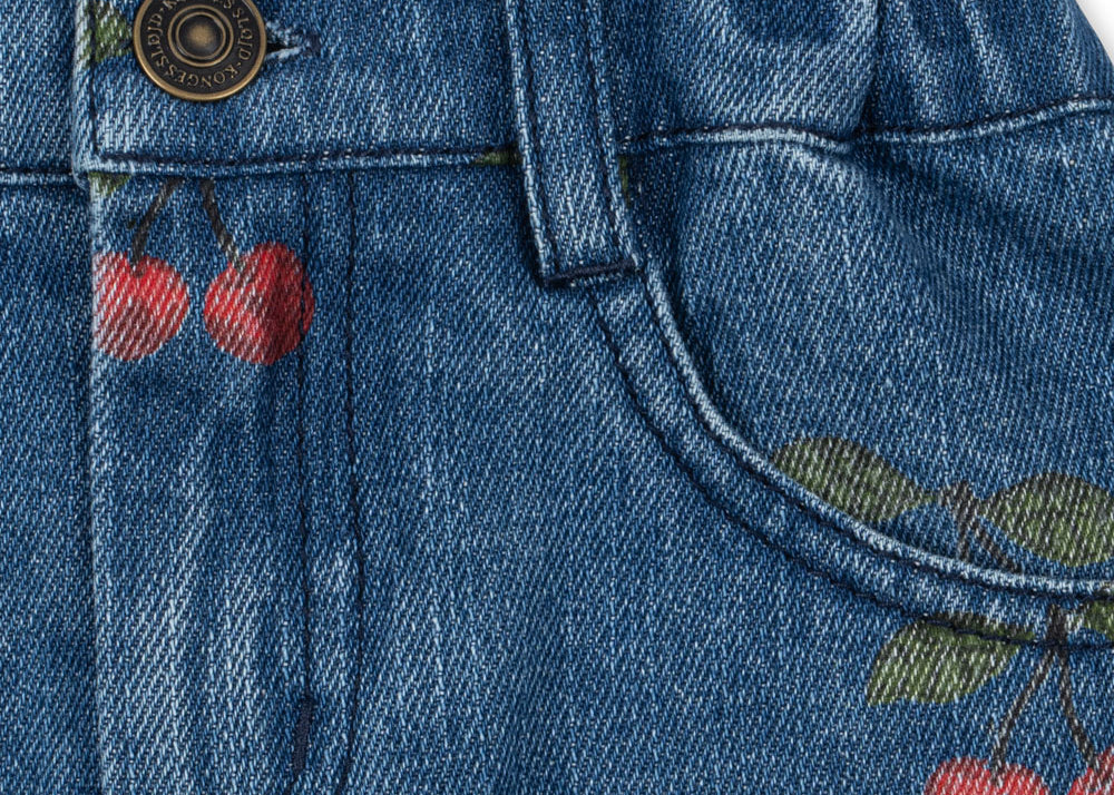 Konges Sløjd A/S WOVEN SKIRTS ma grande cerise denim