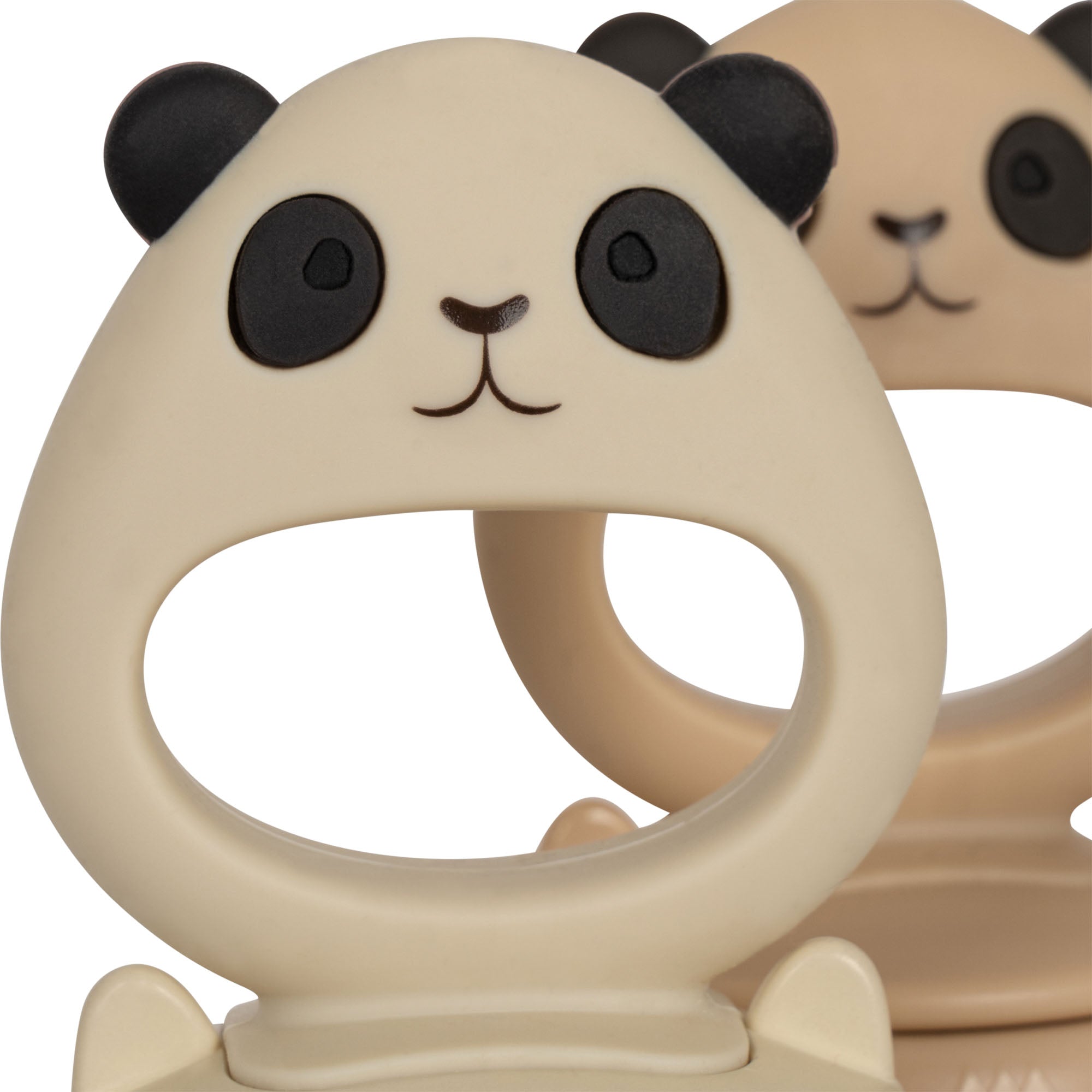 Konges Sløjd A/S SILICONE FRUIT FEEDING PANDA PACIFIER Fruchtsauger SHELL MIX